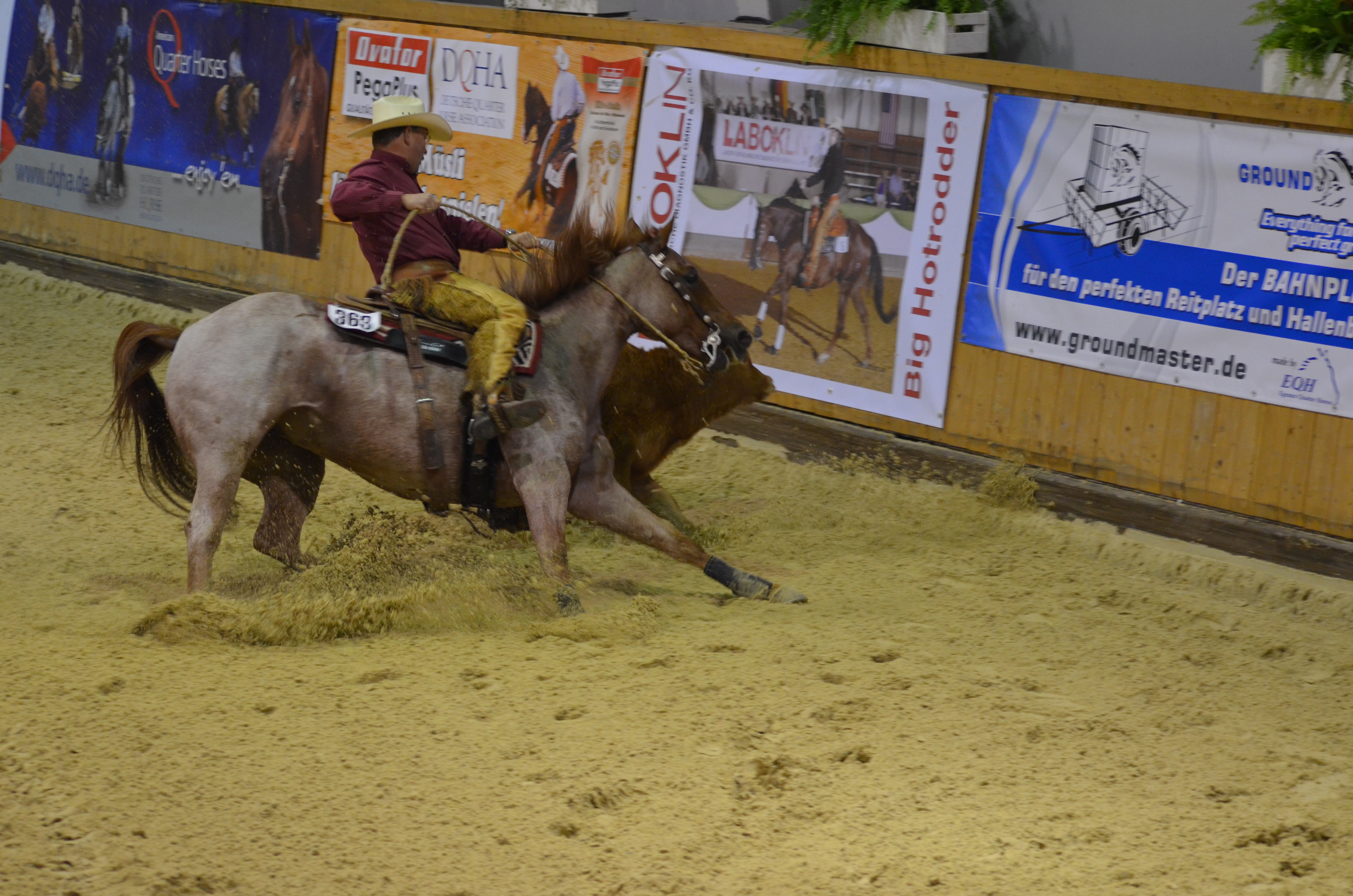 Working with a Cowhorse.